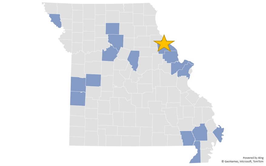 missouri_pike_county_duck_migration_map Duck Tracker