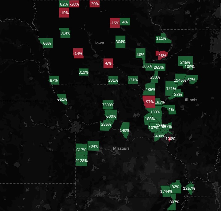 mississippi_flyway_duck_count_changes_11-20-2022 – Duck Tracker